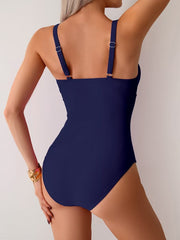 Ocevara Ocevara - Women's One Piece Swimsuit Sexy Mesh Sheer Tummy Control Bathing Suit Cross Twist - image 13