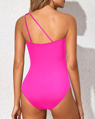 Ocevara Ocevara - One Shoulder One Piece Swimsuit for Women Tummy Control Bathing Suits - image 6