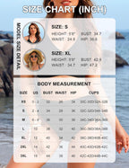 Ocevara - Womens High Waisted Bikini Sets Drawstring Tummy Control Swimsuits Crisscross Tie Back Bathing Suit