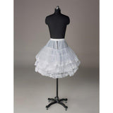 Fashion Short Wedding Dress Petticoats Accessories White OKP12