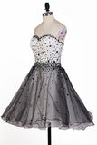 Classy Pretty Sweetheart Short Beading Cute Homecoming Dress K155