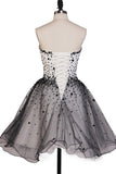 Classy Pretty Sweetheart Short Beading Cute Homecoming Dress K155