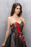 Beauty Black Short Sweetheart Handmade Homecoming Dress K599