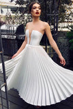 Sexy Ivory Wedding Gown Tea Length Bridal Dress OKW51